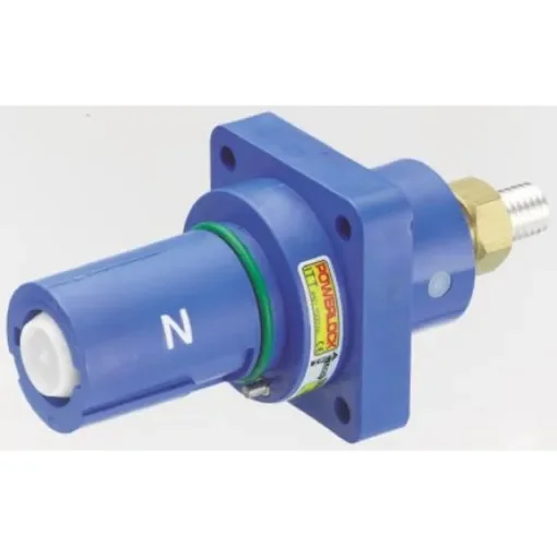 ITT Cannon, Veam Powerlock Panel Mount Industrial Power Socket, Rated At 660A, 1.0 kV - NPDFT-N-BL-L-T6 product image