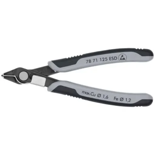 Knipex Super Knips® ESD Safe Precision Diagonal Cutter - 78 71 125 ESD product image