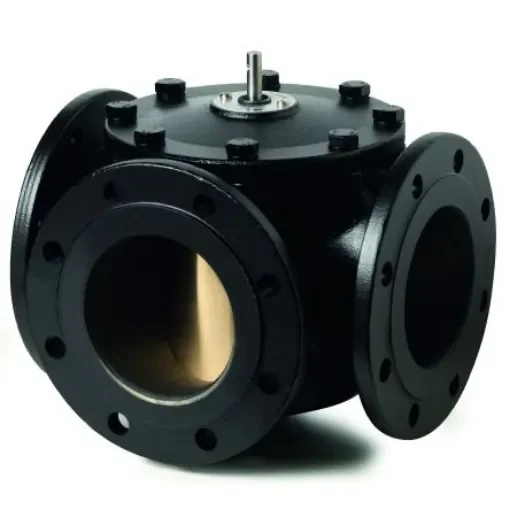 Siemens 3 port Motorised Valve, Rotary Valve type , 80mm Pipe Size, 600 kPa - VBF21.80 product image