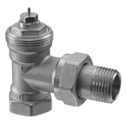 Siemens Nickel Plated Brass Manual Radiator Valve - VEN115 product image