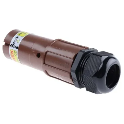ITT Cannon, Veam Powerlock Brown Cable Mount Industrial Power Plug, Rated At 400A, 1.0 kV - NLS-1-BN-S120-M40A product image