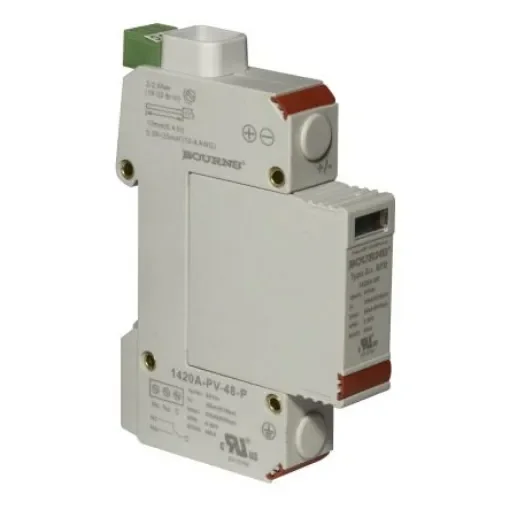 Bourns Surge Protector, 50kA, 0.4kV, DIN Rail Mount - 1420A-PV-48-D product image