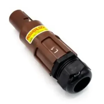ITT Cannon, Veam Powerlock Brown Cable Mount Industrial Power Socket, Rated At 400A, 1.0 kV - NLDFT-1-BN-L-S120-M40A product image