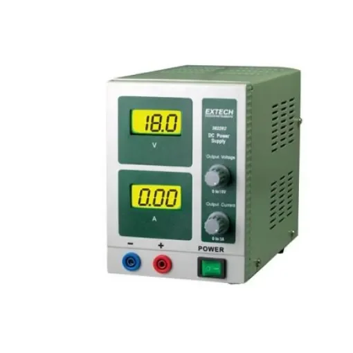 Extech 382 Series Bench Power Supply, 18V dc, 3A, 1-Output - 382202 product image