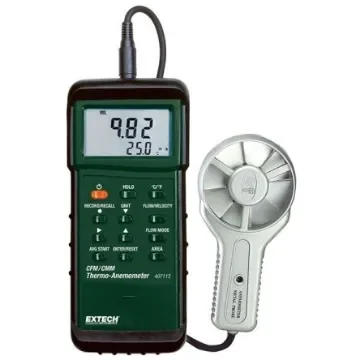 Extech 407113 Vane Anemometer, 35m/s Max, Measures Air Velocity, Temperature product image