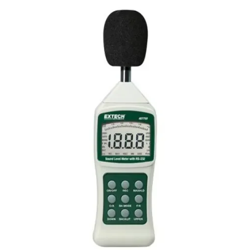 Extech 407750-NIST Sound Level Meter, 30dB to 130dB, 8kHz max product image