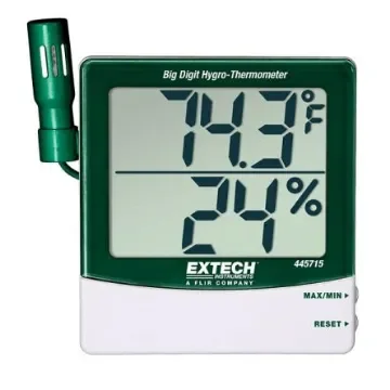 Extech 445715-NIST Digital Thermohygrometer, ±4 %RH Accuracy, +140°F Max, 99%RH Max product image