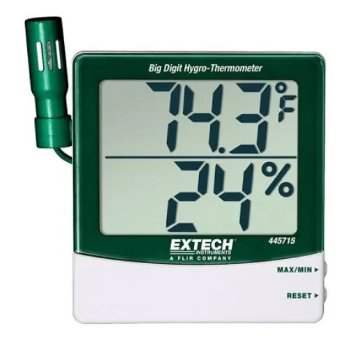 Extech 445715-NIST Digital Thermohygrometer, ±4 %RH Accuracy, +140°F Max, 99%RH Max product image