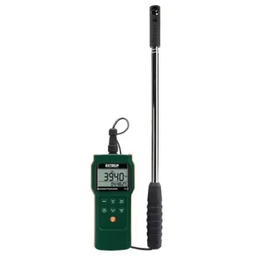 Extech AN340 Vane Anemometer, 20m/s Max, Measures Air Flow, Air Temperature, Air Velocity, Dew Point, Relative Humidity product image