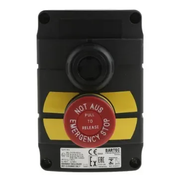 Bartec Control Station Switch - SPDT, Thermoplastic, IP66, IP67 - 07-3512-10P74N84 product image