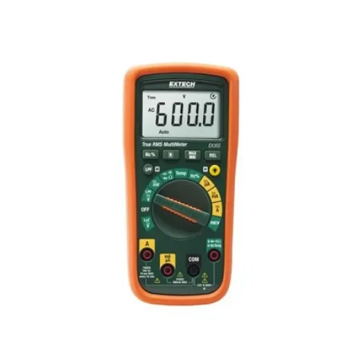 Extech EX355 LCD Multimeter, 10A ac Max, 10A dc Max, 600V ac Max product image