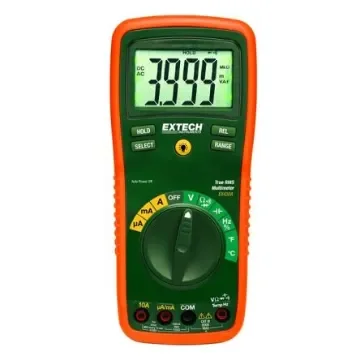 Extech EX430A Backlit LCD Multimeter, 10A ac Max, 10A dc Max, 600V ac Max product image