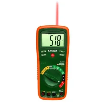 Extech EX470A Backlit LCD Multimeter, 10A ac Max, 10A dc Max, 600V ac Max product image