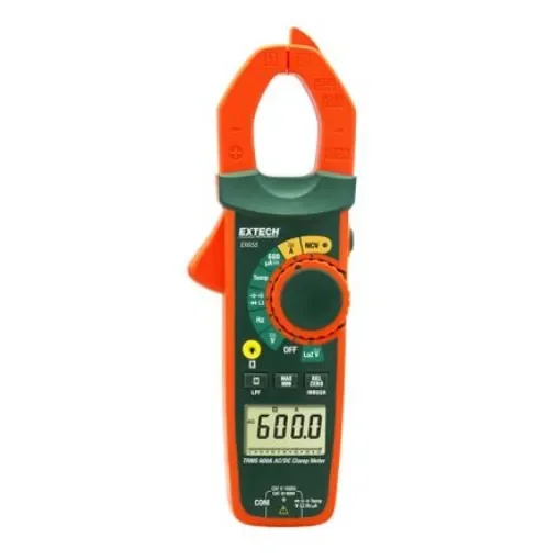 Extech EX655-NIST Clamp Meter Wireless, 600A dc, Max Current 600A ac CAT II 1000V product image