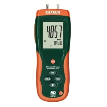 Extech HD750 Differential Manometer, Max Pressure Measurement 5psi product image