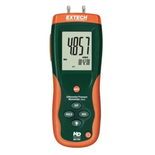 Extech HD750 Differential Manometer, Max Pressure Measurement 5psi product image