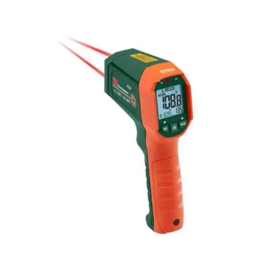 Extech IR320 IR Thermometer, -4°F Min, +1202°F Max, ±1 % Accuracy, °C and °F Measurements product image