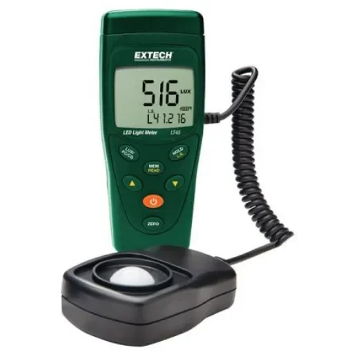 Extech LT45-NISTL Light Meter, 400lx to 400000lx, ±3 % product image