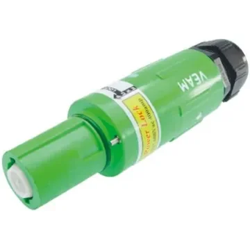 ITT Cannon, Veam Powerlock Green Cable Mount Industrial Power Socket, Rated At 400A, 1.0 kV - NLDFT-E-GN-L-S120-M40A product image