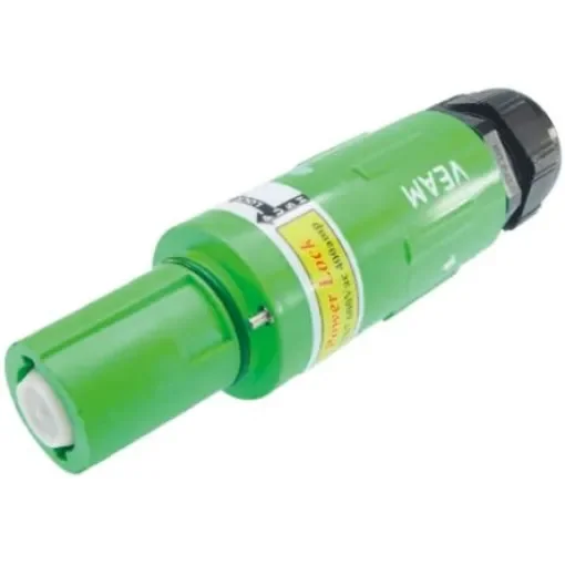 ITT Cannon, Veam Powerlock Green Cable Mount Industrial Power Socket, Rated At 400A, 1.0 kV - NLDFT-E-GN-L-S120-M40A product image