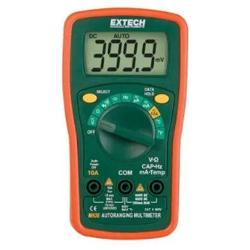 Extech MN36 Digital Multimeter, 10A dc Max, 600V ac Max product image