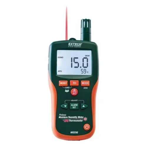 Extech MO290 Moisture Meter, 99 Max, Backlight Display, Battery-Powered product image