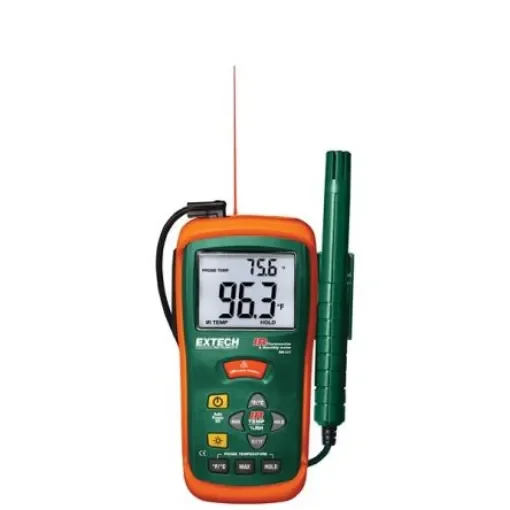 Extech RH101 Digital Thermohygrometer, ±3.5 % Accuracy, +932°F Max, 95%RH Max product image