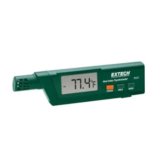 Extech RH25 Psychrometer, 122°F Max, ±1 °F Accuracy, Digital Display, Battery-Powered product image