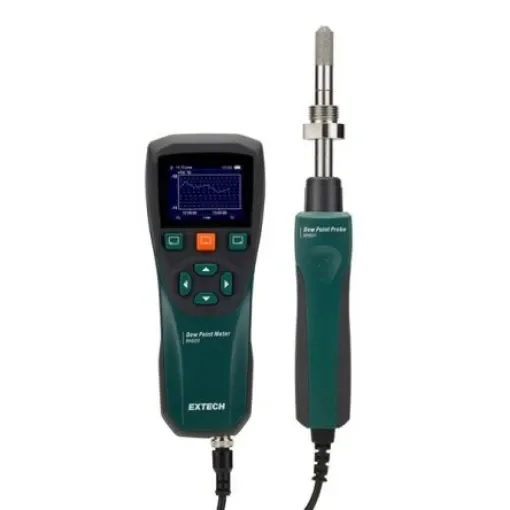 Extech RH600 Moisture Meter, 140°F Max, ±0.54 °F Accuracy, Graphic Colour Display, Battery-Powered product image