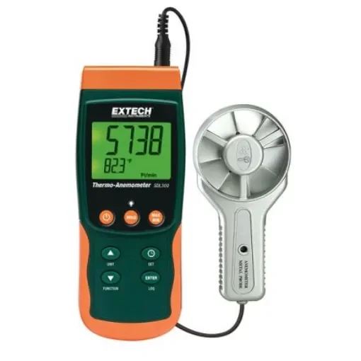 Extech SDL300 Vane Anemometer, 35m/s Max, Measures Air Velocity, Temperature product image