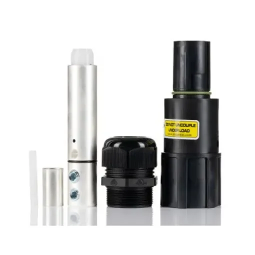 ITT Cannon, Veam Powerlock Black Cable Mount Industrial Power Socket, Rated At 400A, 1.0 kV - NLDFT-2-BK-L-S120-M40A product image