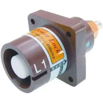 ITT Cannon, Veam Powerlock Brown Panel Mount Industrial Power Plug, Rated At 400A, 1.0 kV - NPS-1-BN-T4 product image