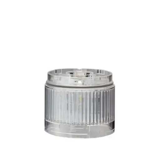 Patlite LR6 Series White Light Module for Use with Signal Tower, LED Bulb, DC, IP65 - LR6-E-C+FB295 product image