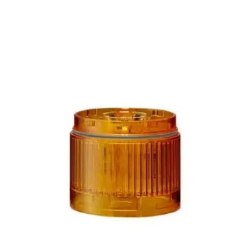 Patlite LR6 Series Amber Light Module for Use with Signal Tower, LED Bulb, DC, IP65 - LR6-E-Y+FB295 product image