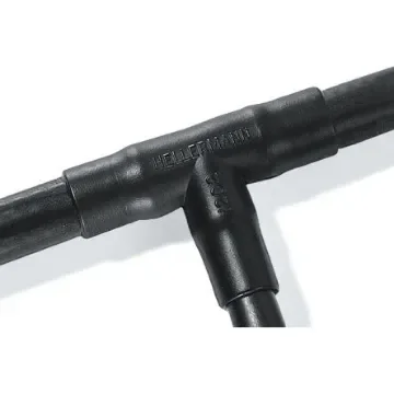HellermannTyton T Joint Black, Polyolefin Cross Linked (POX), 13mm - 412-02180 1202-1-G-PO-X-BK product image