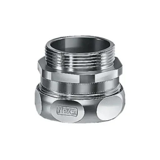 Flexa Conduit Plug, Conduit Fitting, M25, Nickel Plated Brass, Silver - 15010328025 product image