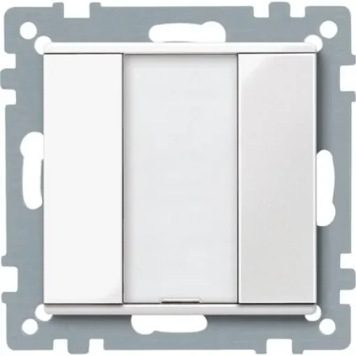 Schneider Electric Grey Push Button Light Switch, MTN - MTN617119 product image