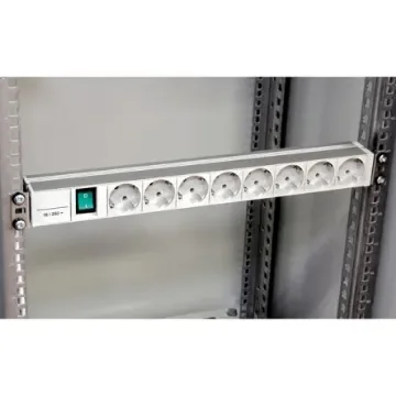Schneider Electric 8 Gang Power Distribution Unit, 3m Cable, 16A, 230 V - NSYAPU19S8S product image