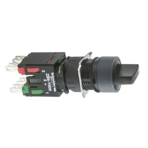 Schneider Electric Selector Switch - 16mm Cutout Diameter 2 Positions - XB6AD225B product image