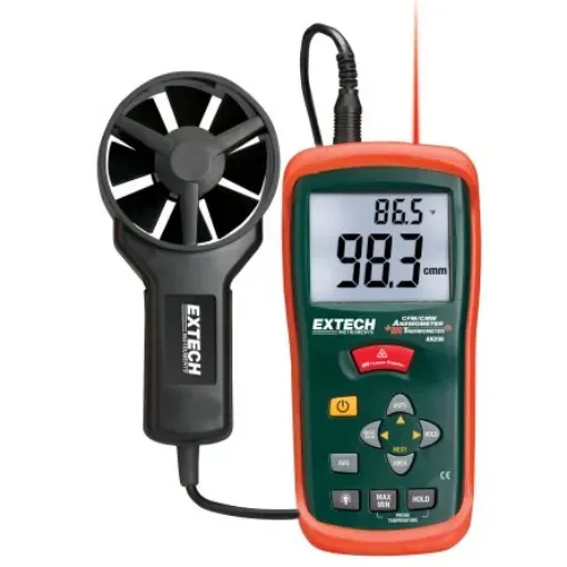 Extech AN200 Rotary Vane Anemometer, 30m/s Max, Measures Air Velocity product image