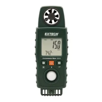 Extech EN510 Air Quality Monitor for Air Flow, Air Velocity, Altitude, Density, Dew Point, Heat Index, Humidity Ratio, product image