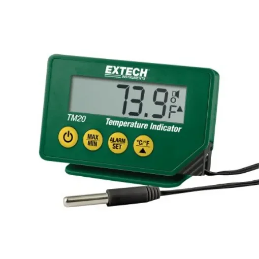 Extech TM20 Desk Digital Thermometer, Penetration Probe, +70°C Max, ±1 °C Accuracy product image