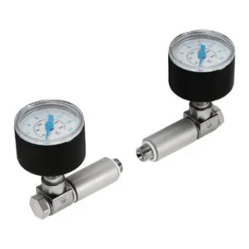 Festo G 1/4 Analogue Bourdon tube pressure gauge 16bar 40mm Outside Diameter - DPA-100-16-MA-SET product image