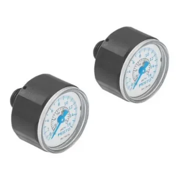 Festo R 1/8 Analogue Bourdon tube pressure gauge 10bar 27mm Outside Diameter - DPA-40-10-MA-SET product image