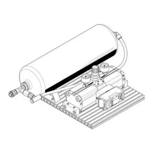 FestoDPA Pneumatic Booster Regulator, KD4, QS-12, Silencer - DPA-63-16-CRVZS10 product image