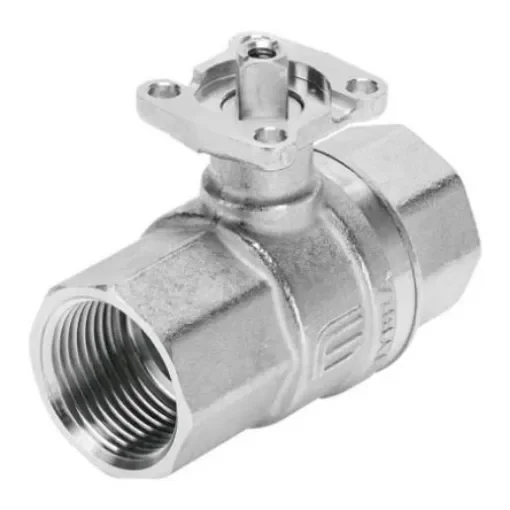 Festo Nickel Plated Brass 2 Way, Ball Valve, 40bar Operating Pressure - VZBM-3/8-RP-40-D-2-F03-B2B3 product image