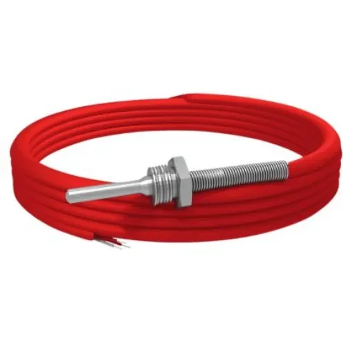 Emko PT100 Temperature Sensor, 6mm Dia, 50mm Long, Class B +200°C Max - RTR-M06-L050-K01.1 SI+SI product image