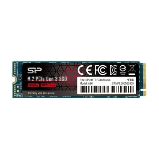 Silicon Power P34A80 M.2 (2280) 1 TB Internal SSD - SP001TBP34A80M28 product image