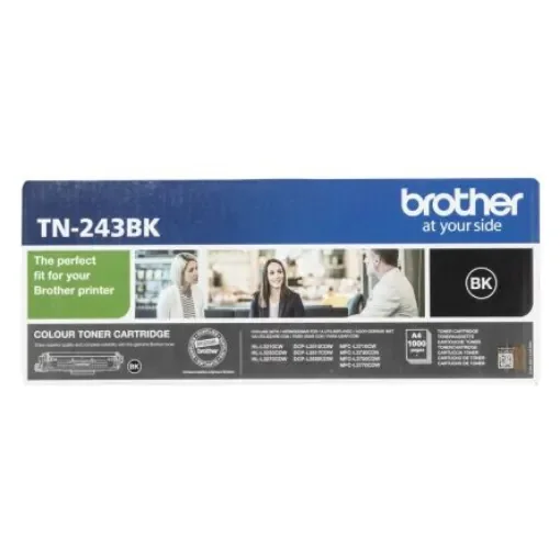 Brother TN-243BK Black Toner Cartridge, Brother Compatible product image