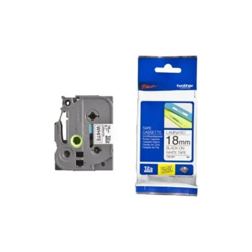 Brother TZe Black on Transparent Label Printer Tape, 8 m Length, 36 mm Width - TZE-161 product image